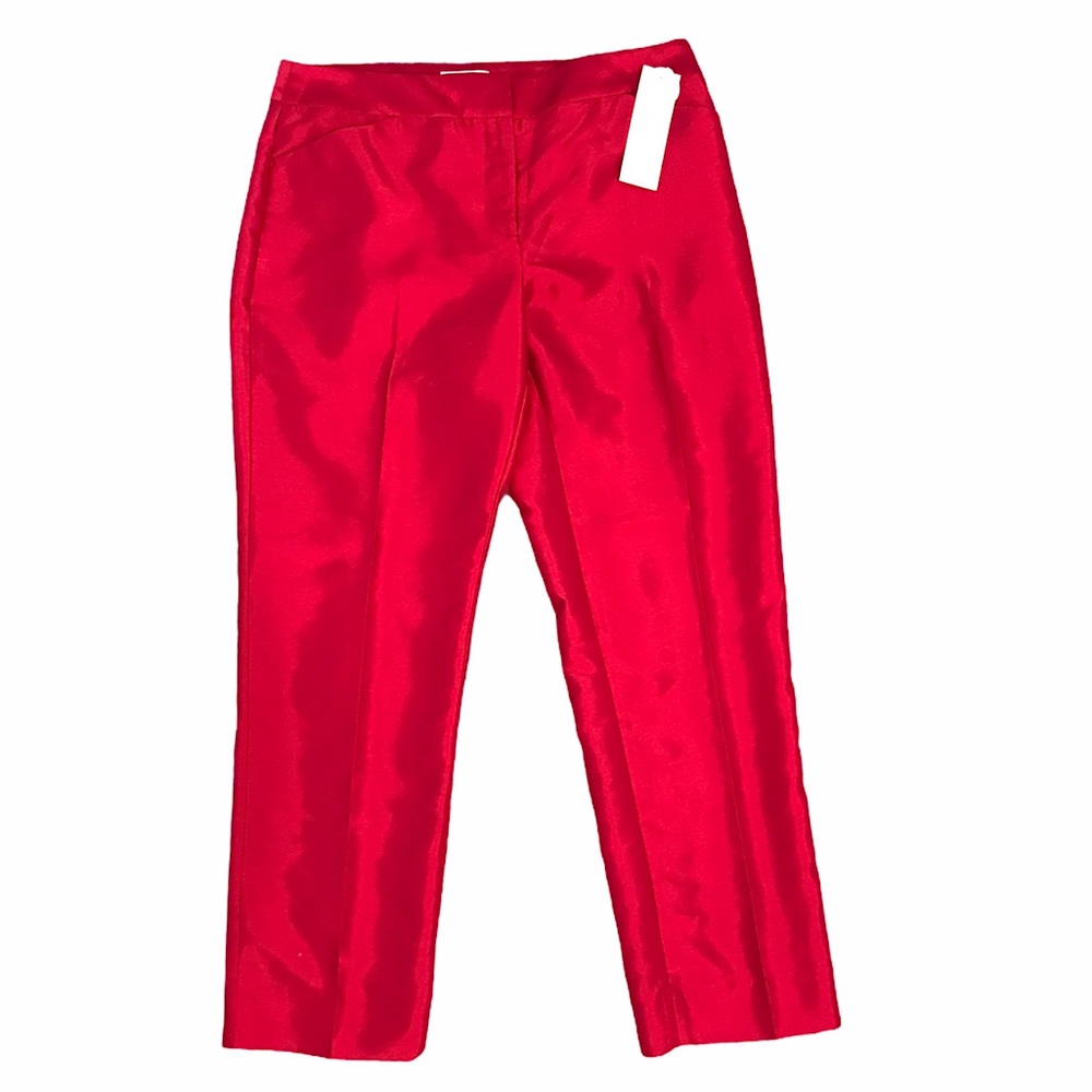 Charter Club | classic fit red trousers Sz 10